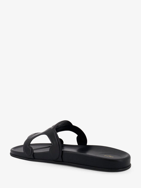 Celine Triomphe leather sandals