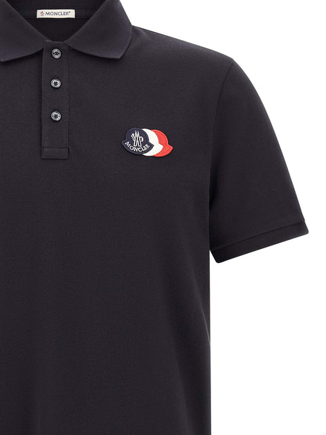 Moncler Triple logo polo shirt