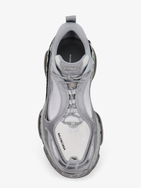 Triple S.2 Gradient mesh and nylon insert sneakers with used effect