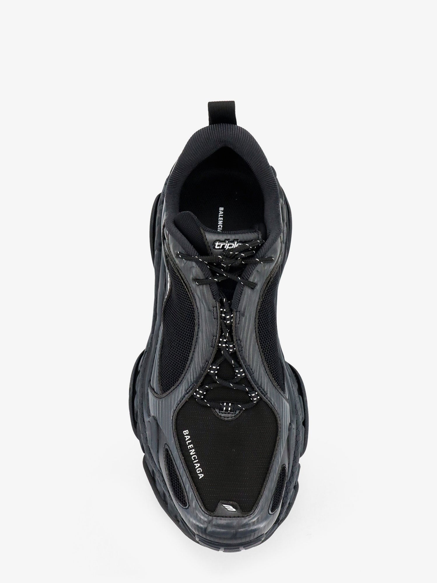 Triple S.2 Gradient mesh sneakers with used-effect nylon inserts