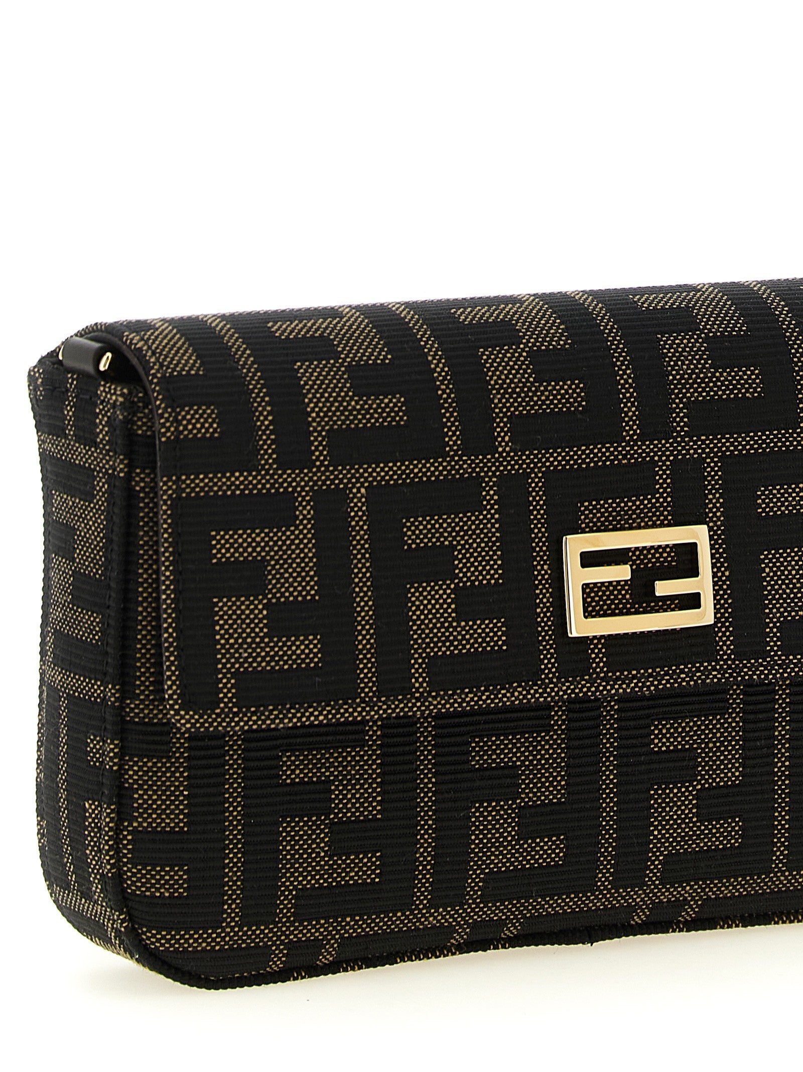 Fendi Wallet on Chain Tube FF Zucca Fabric crossbody bag