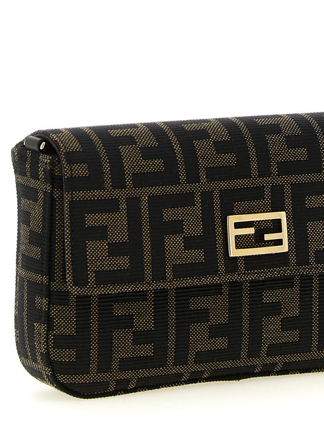 Fendi Wallet on Chain Tube FF Zucca Fabric crossbody bag