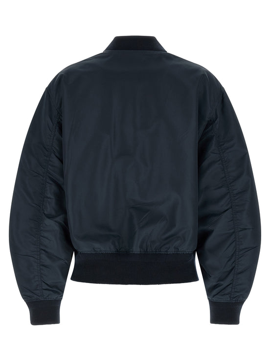 Twill bomber jacket