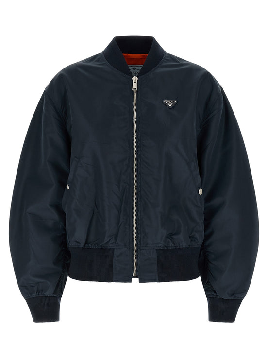 Twill bomber jacket