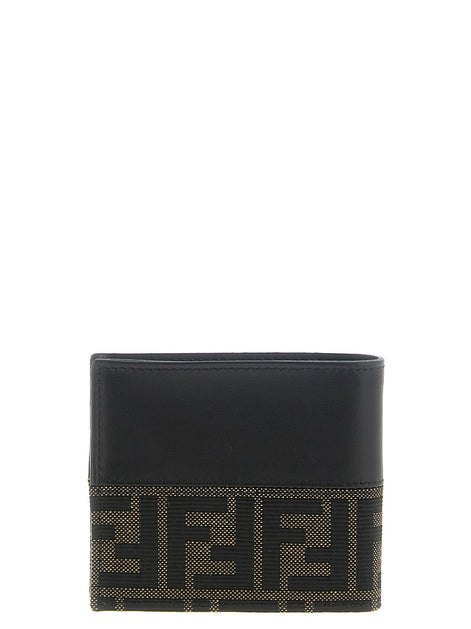 Fendi Two-color FF Jacquard wallet