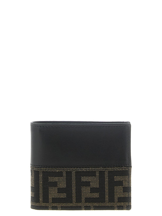 Two-color FF Jacquard wallet