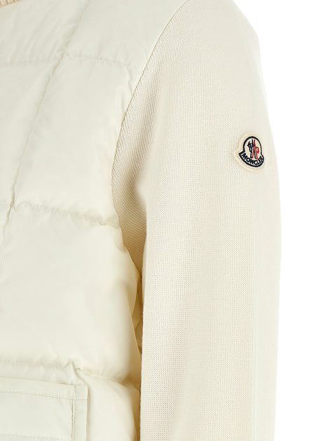 Moncler Two-material padded cardigan