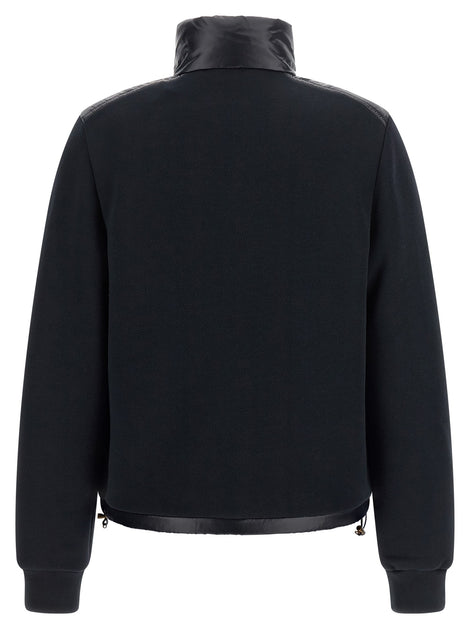 Moncler Two-material padded cardigan