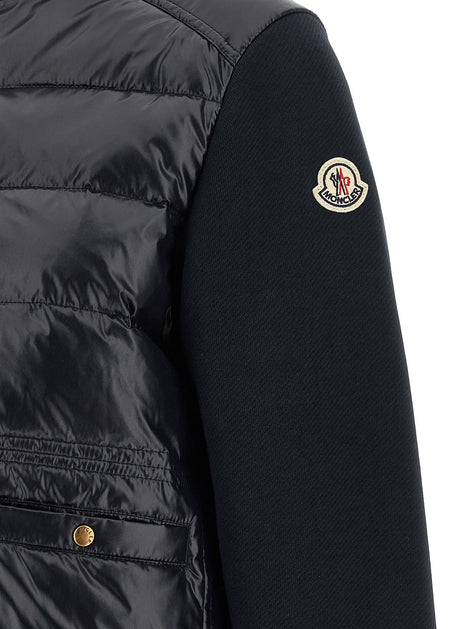 Moncler Two-material padded cardigan