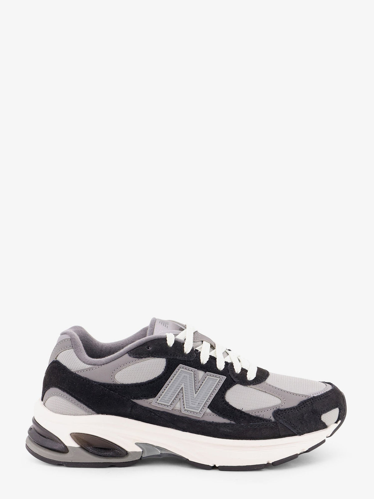 U2010 suede and mesh sneakers