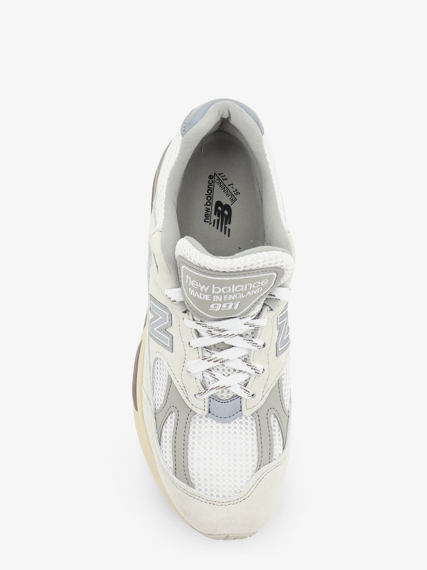 New Balance U991 sneaker in mesh and suede