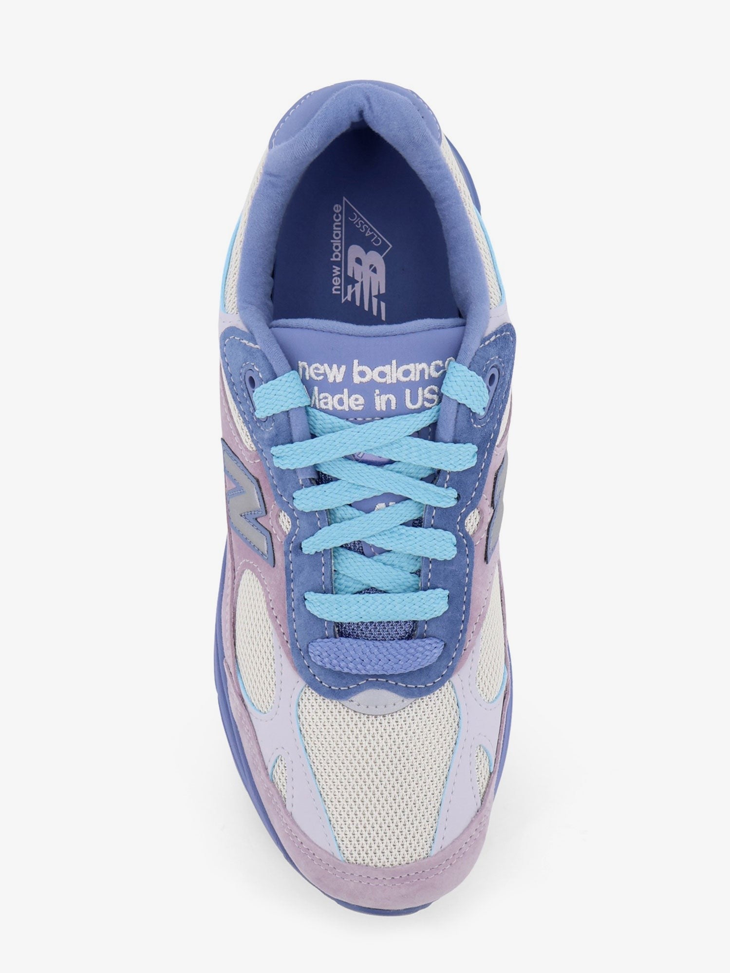 U9935 mesh and suede sneakers