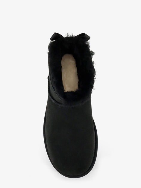 Ugg Ultra mini Bailey Bow suede ankle boot