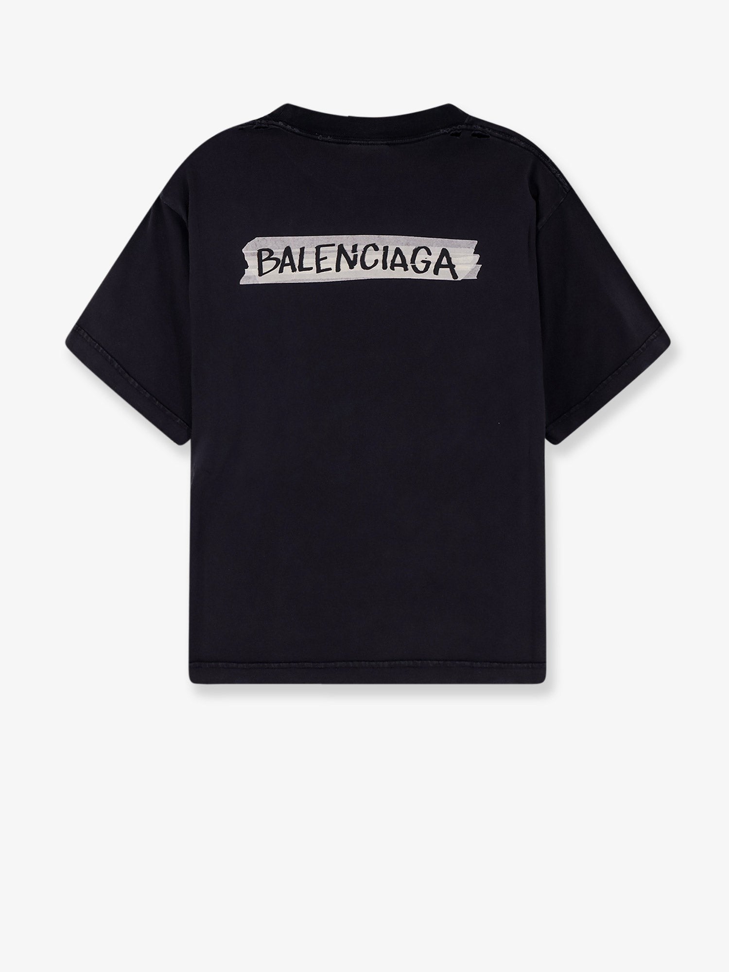 Balenciaga Used effect cotton t-shirt