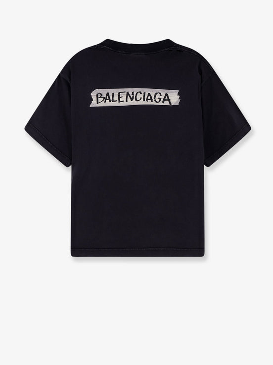 Used effect cotton t-shirt