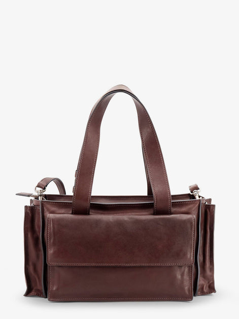 Utilitaire leather crossbody bag