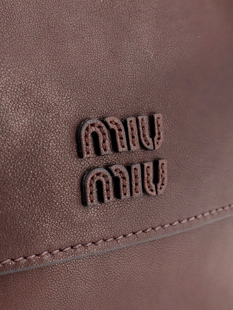 Utilitaire leather crossbody bag