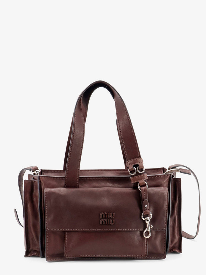 Utilitaire leather crossbody bag