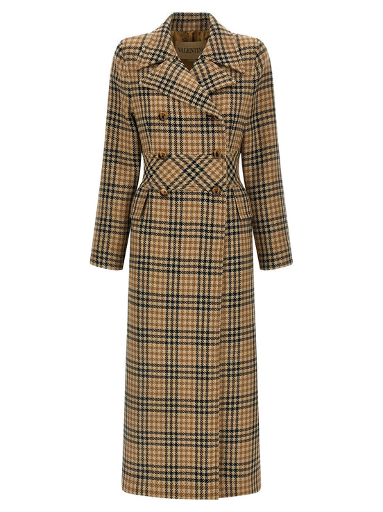 Valentino Garavani Houndstooth Wool coat