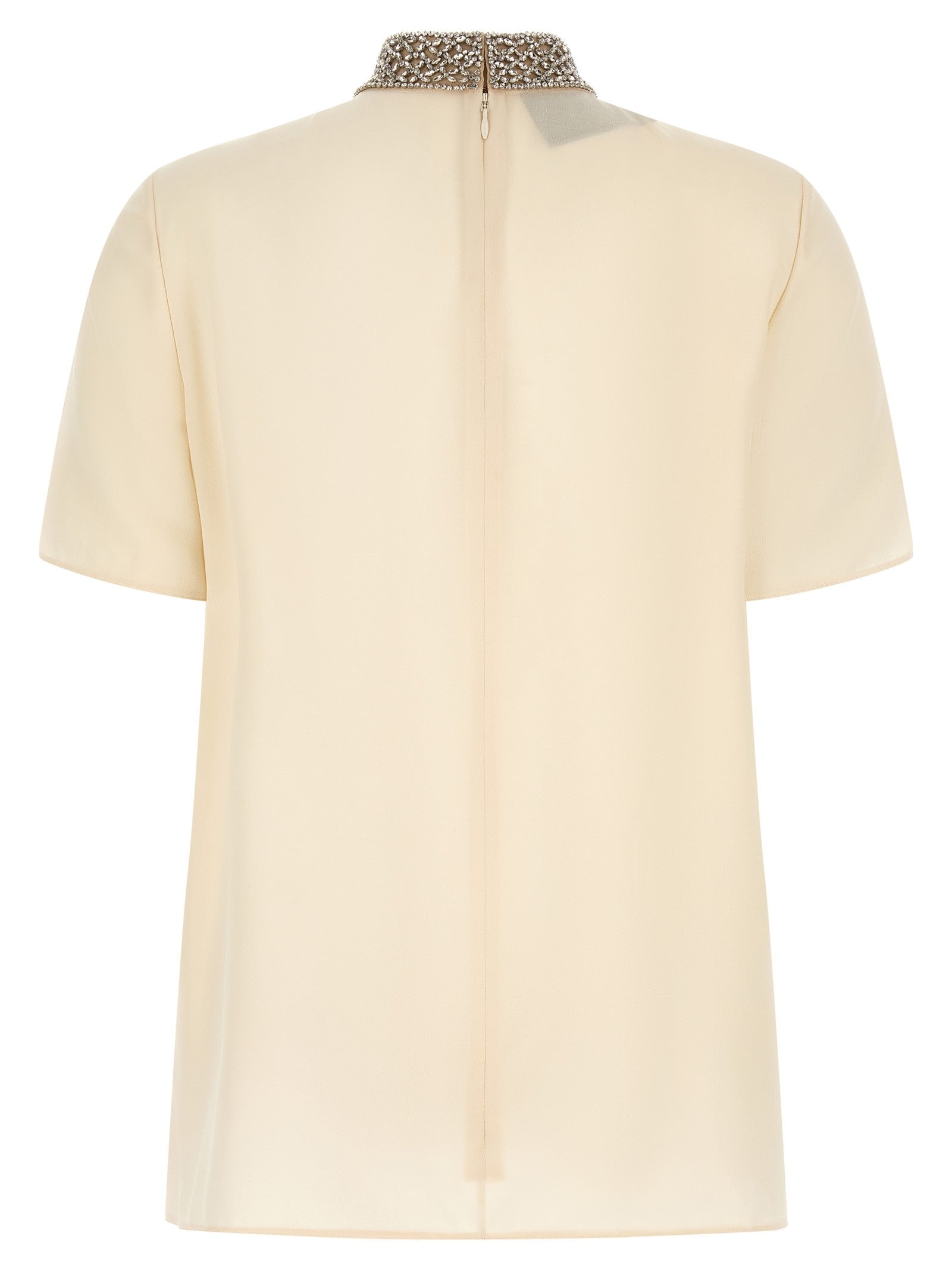 Valentino Garavani jewel collar top