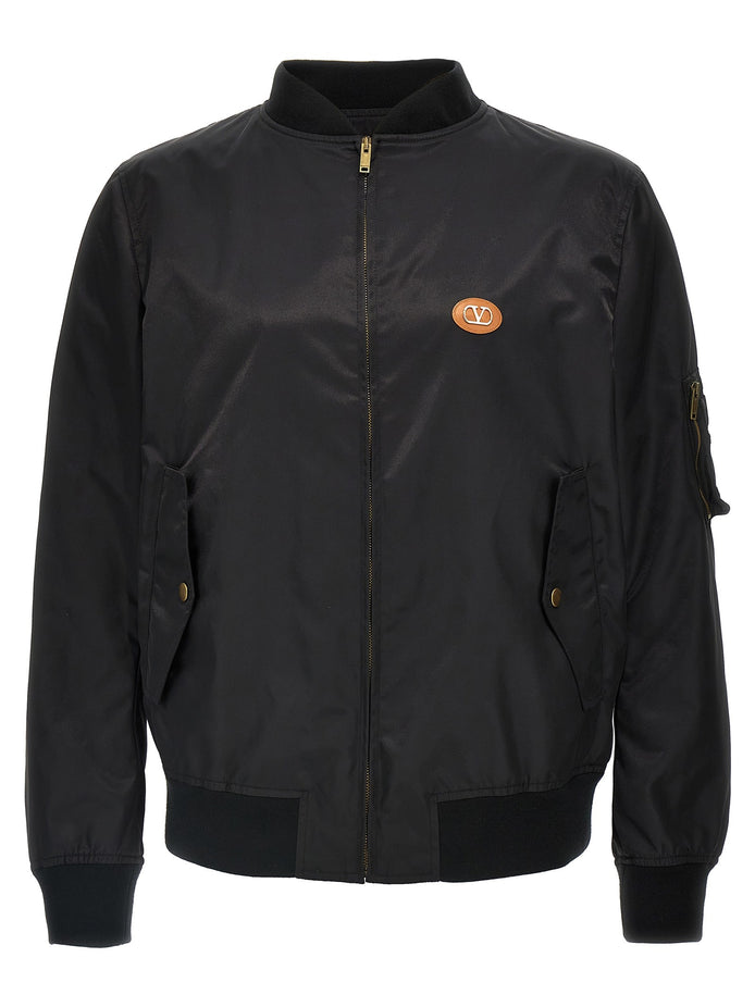 Valentino Garavani logo bomber jacket