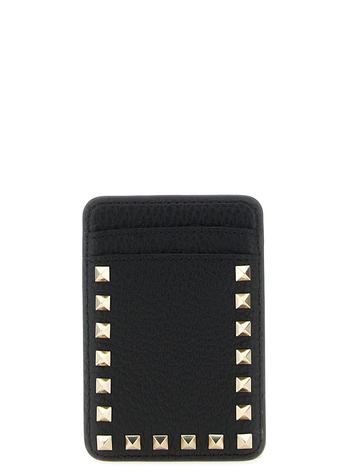 Valentino Garavani 'Rockstud' magnetic card holder