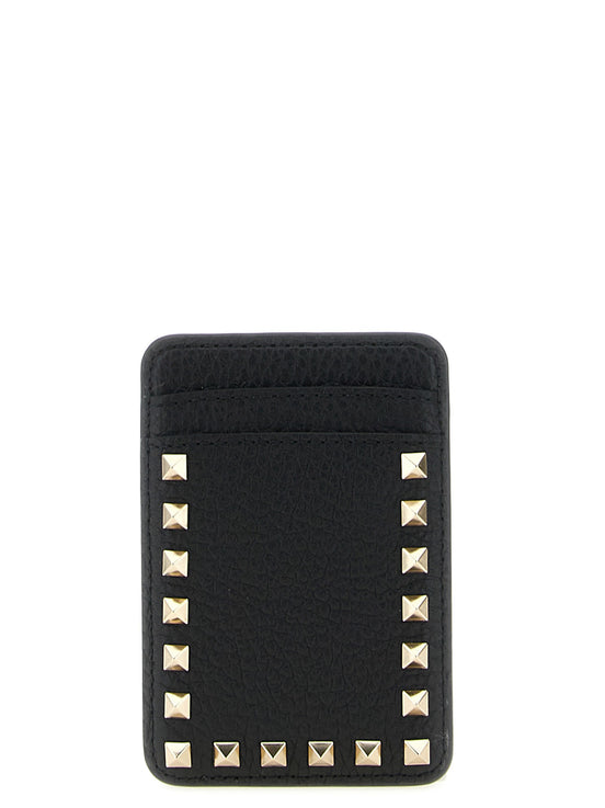 Valentino Garavani 'Rockstud' magnetic card holder