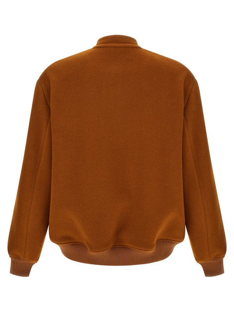 Valentino Garavani Valentino Garavani 'VLogo' orange bomber jacket