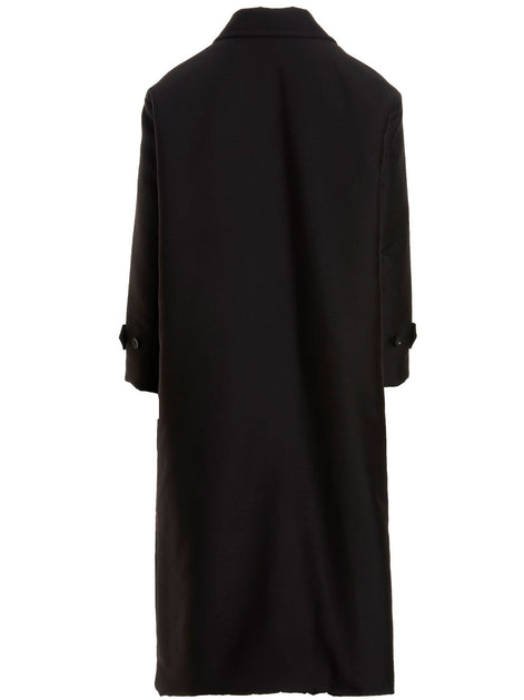 Valentino Pink PP Collection reversible long coat