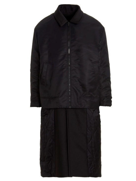 Valentino Pink PP Collection reversible long coat