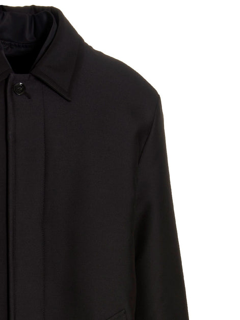 Valentino Pink PP Collection reversible long coat