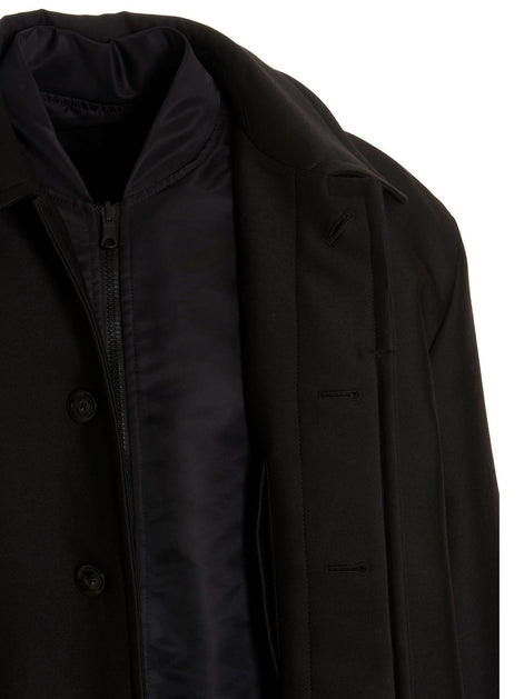 Valentino Pink PP Collection reversible long coat