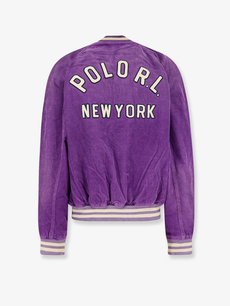 Polo Ralph Lauren Velvet jacket with flocked logo patch