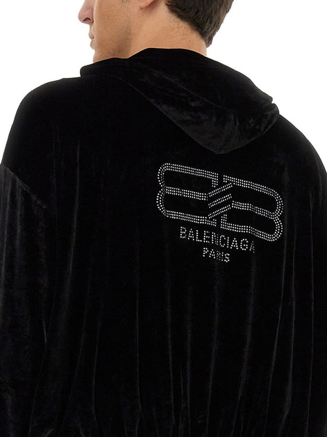 VELVET SWEATSHIRT