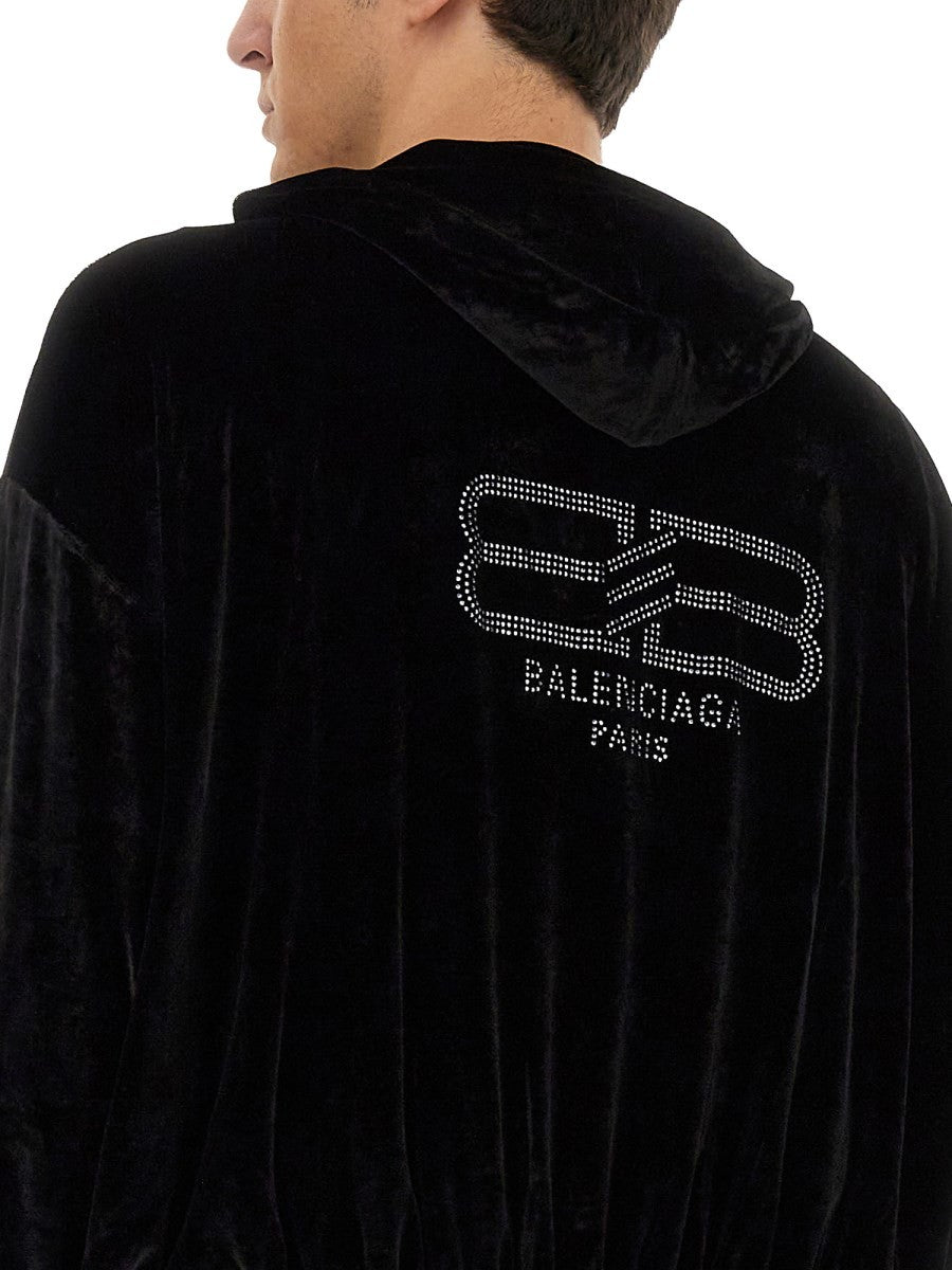 VELVET SWEATSHIRT