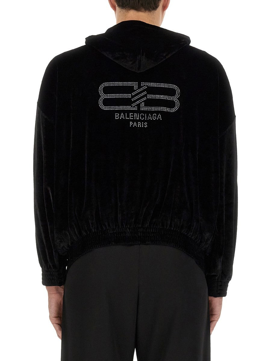 VELVET SWEATSHIRT