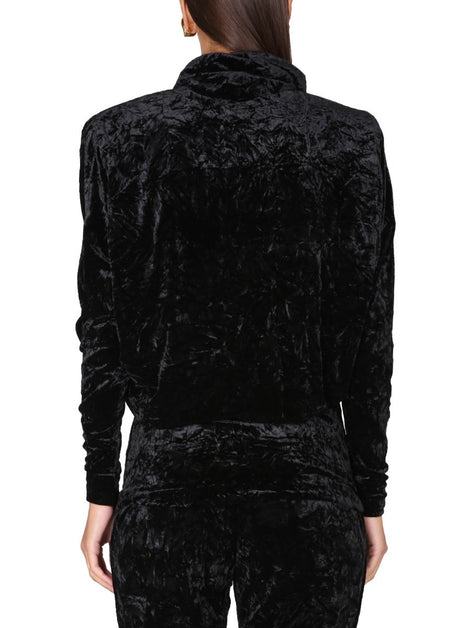 VELVET TURTLENECK TOP
