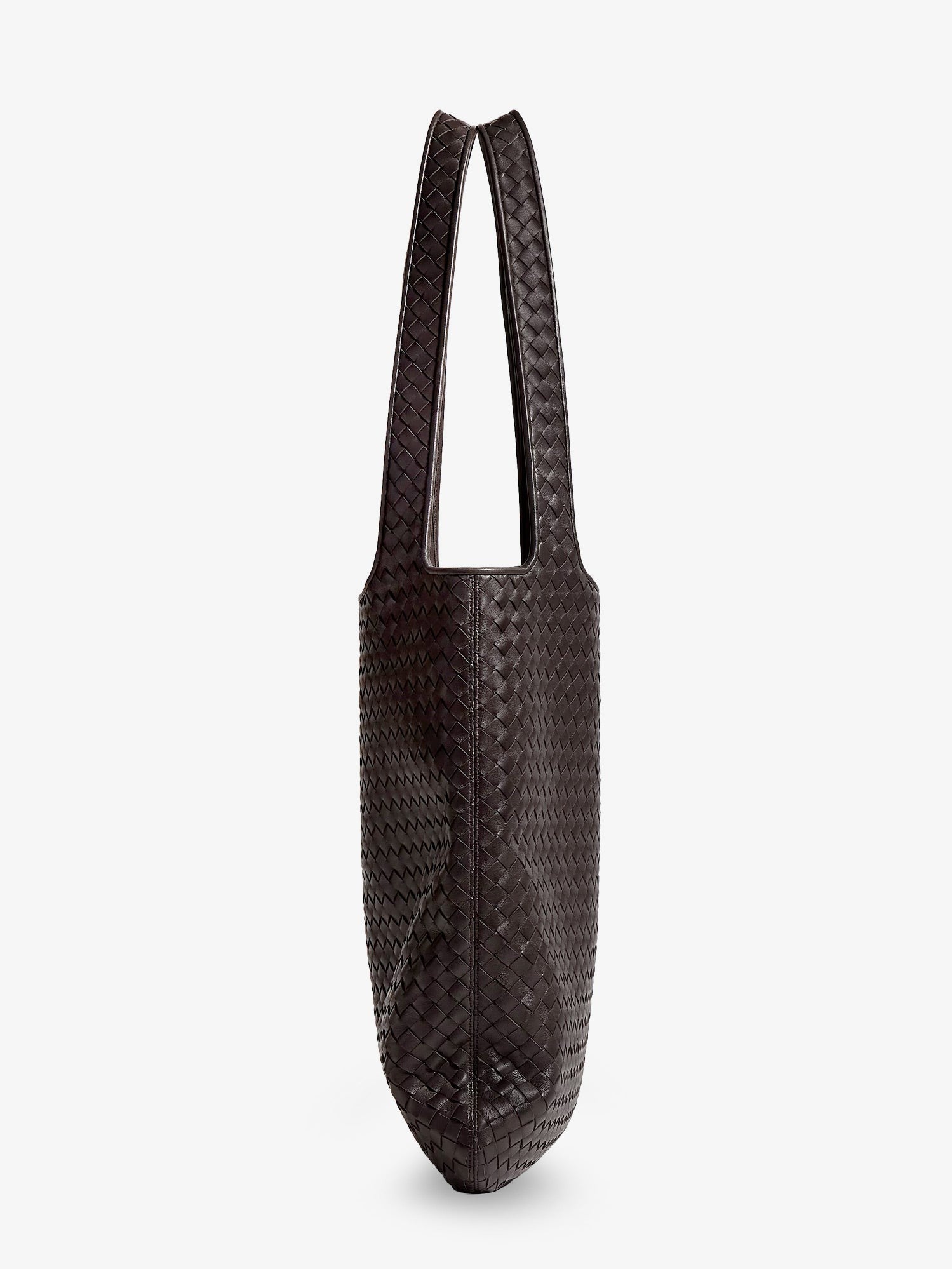 Veneto leather shoulder bag with Intrecciato motif