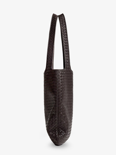 Veneto leather shoulder bag with Intrecciato motif