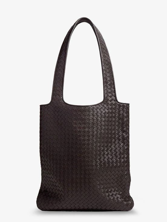 Veneto leather shoulder bag with Intrecciato motif
