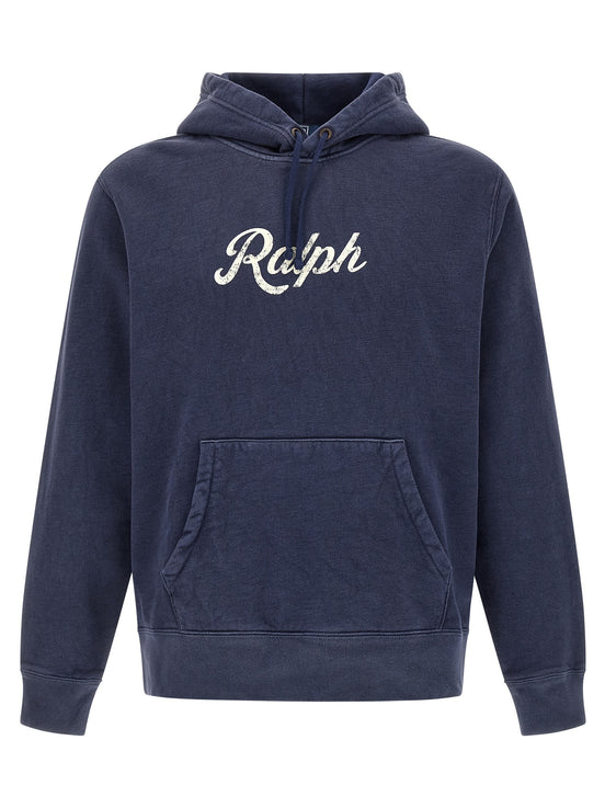 Vintage print hoodie