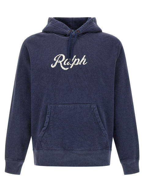 Vintage print hoodie