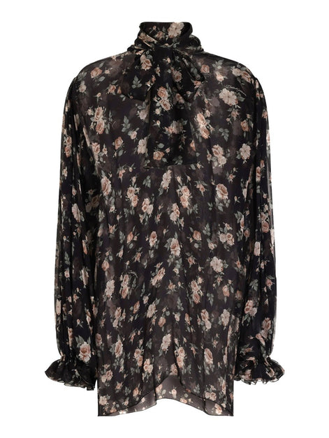 "VINTAGE ROSE" PRINT TOP