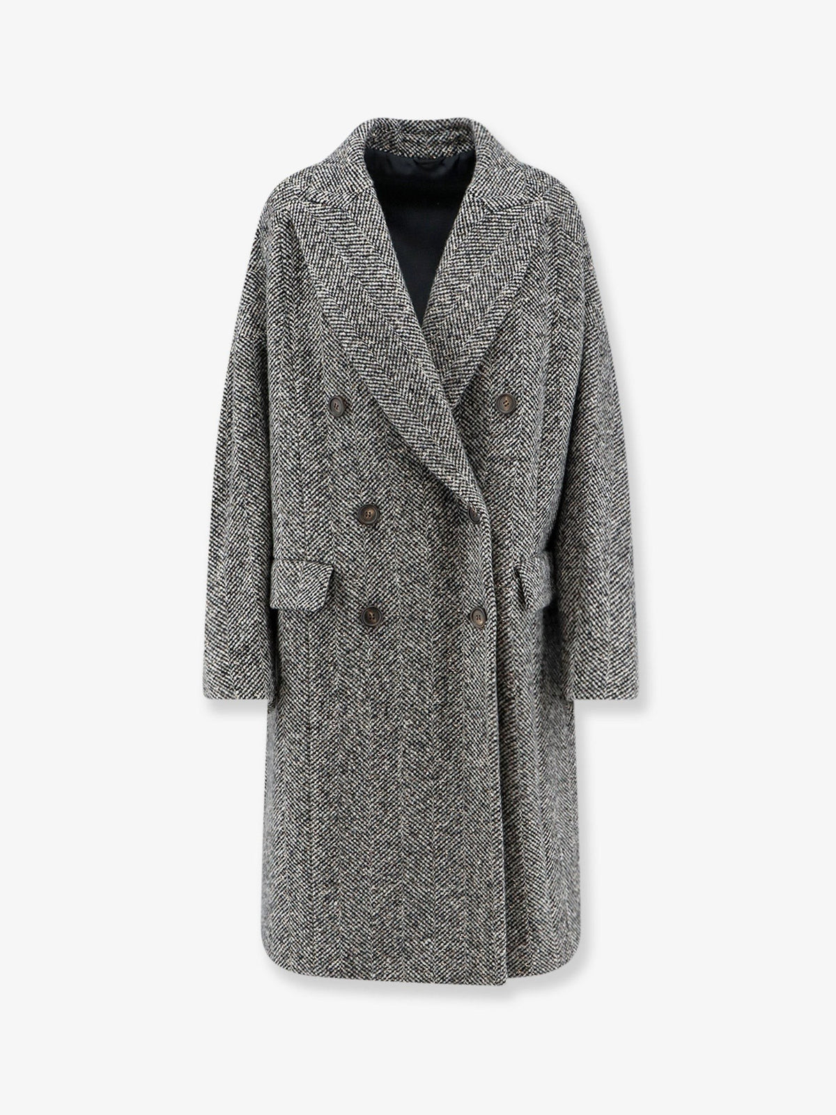 Virgin wool and alpaca overcoat