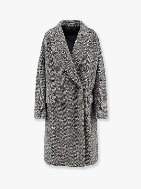 Virgin wool and alpaca overcoat