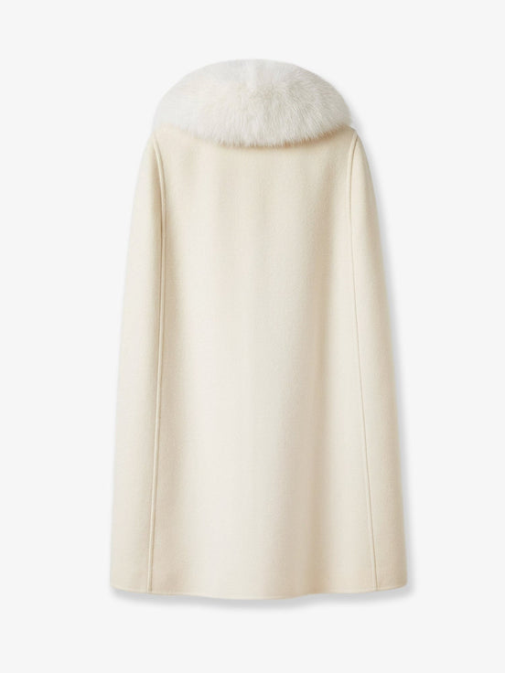 Fendi Virgin wool and angora cape