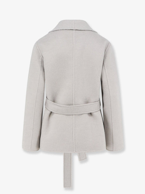 Dior Virgin wool and silk coat with belt