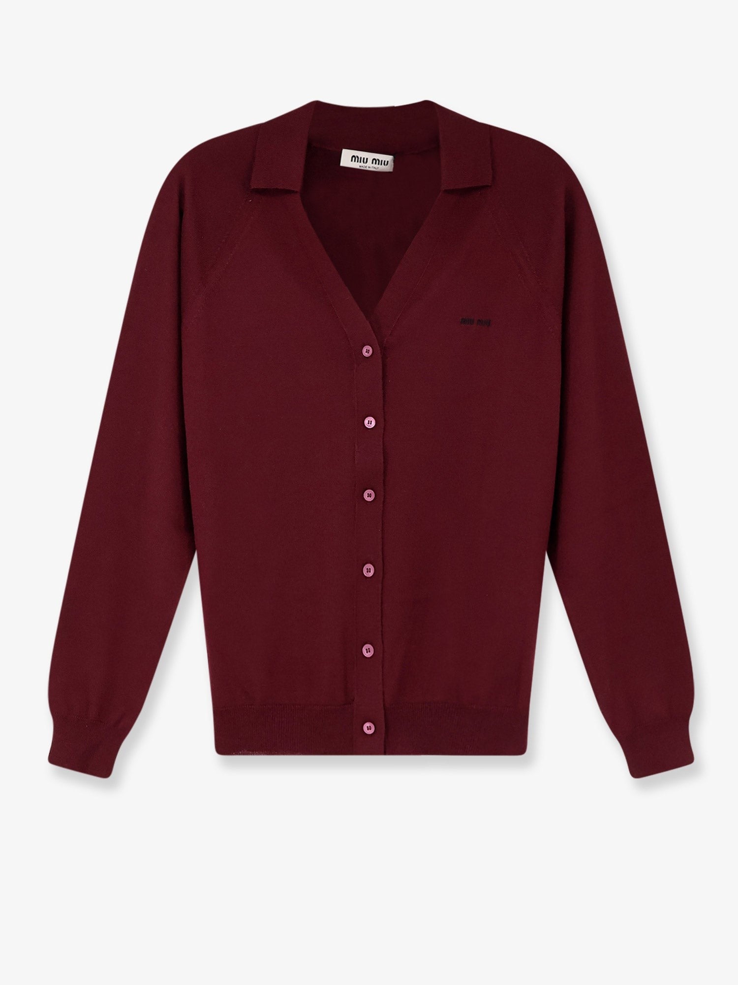 Logo intarsia cardigan