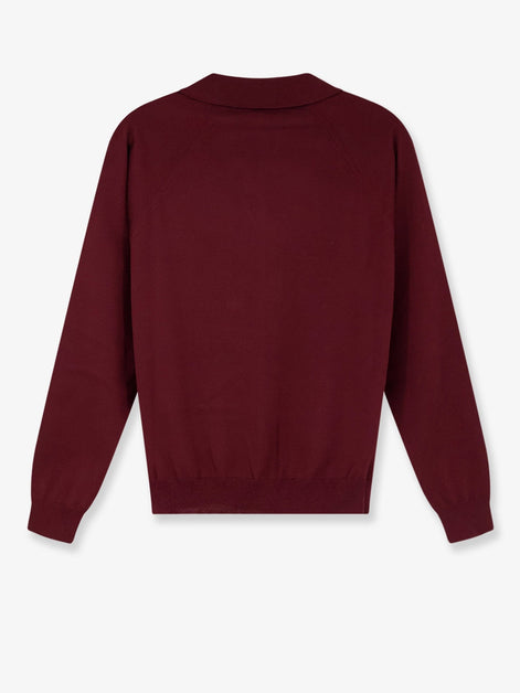Logo intarsia cardigan
