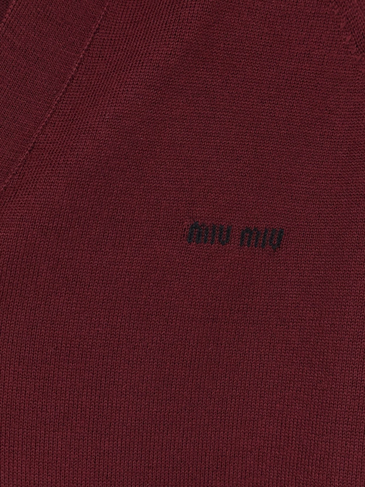 Logo intarsia cardigan